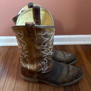 Double H Men's Boots 12D Brown Steel Classic Cowboy Boots DH1592 Made In USA